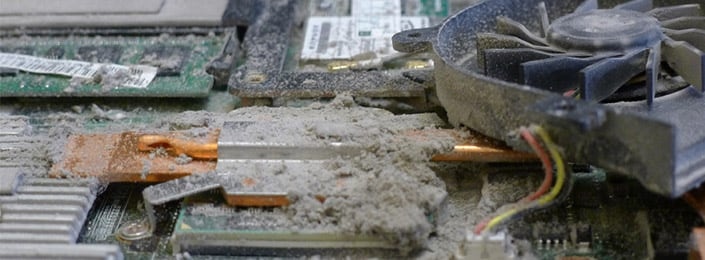 Чистка компьютера от пыли на дому в Екатеринбурге